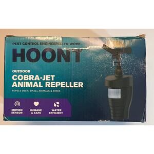 HOONT Cobra-Jet Motion Activated Animal Repeller Sprinkler Deer Bird Pest- NEW